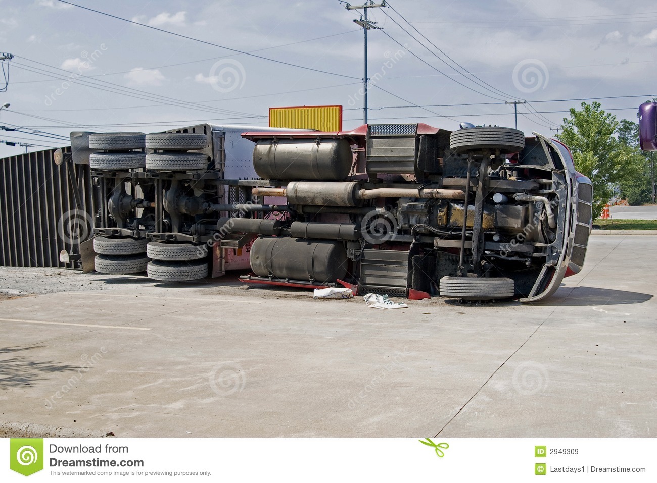 Big Truck Accident Royalty Free Stock Images   Image  2949309