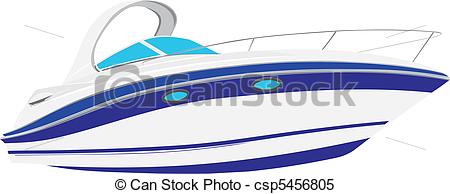 Clipart Vector Of Yacht Vector Illustration Csp5456805   Search Clip
