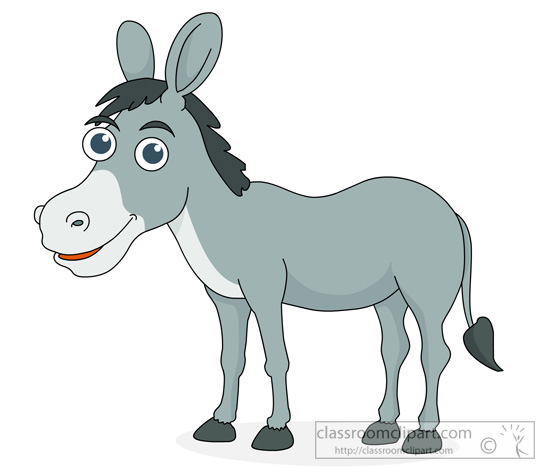 Donkey Cli File Donkey Cartoon 04 Svg Cartoon Donkey Clip Art On