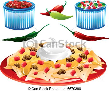Mexican Food Icons   Csp6670396