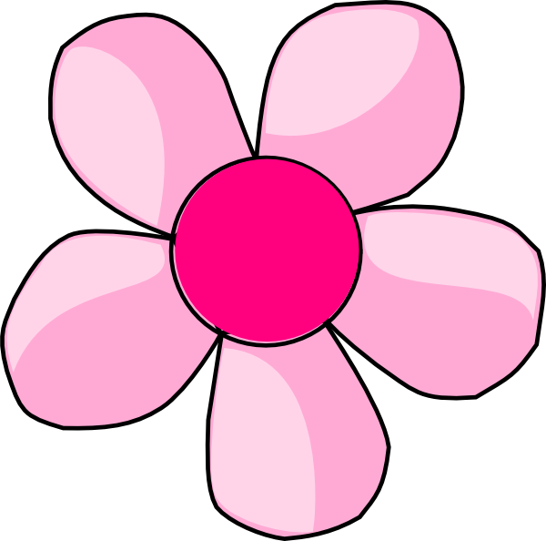 Pink Daisy Clip Art At Clker Com   Vector Clip Art Online Royalty