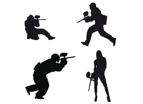 Some Of These Icons Would Seem Pretty Cliche For A Paintballing Logo    