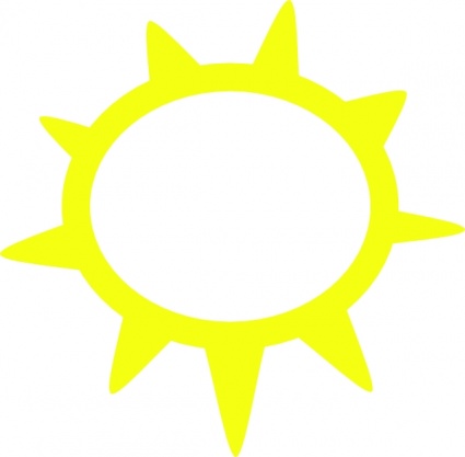 Sunny Weather Symbols Clip Art Clip Arts Clip Art   Clipartlogo Com