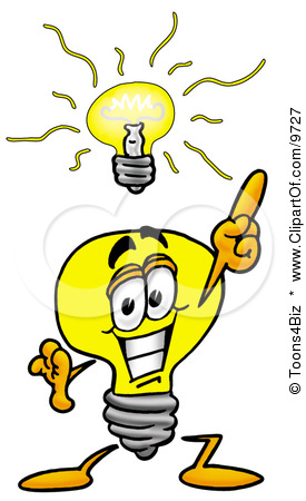 Thinking Light Bulb Clip Art 9727 Clipart Picture Of A Light Bulb    
