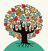 Tree Of Knowledge Clipart Concept Design Art Books Tree