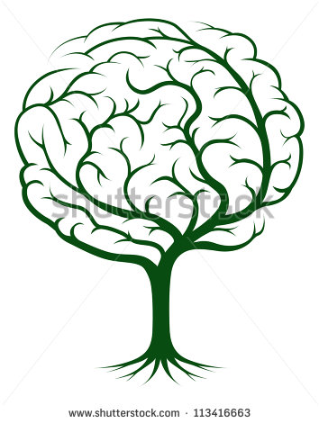 Vector Download   Brain Tree Illustration Tree Of Knowledge Medical