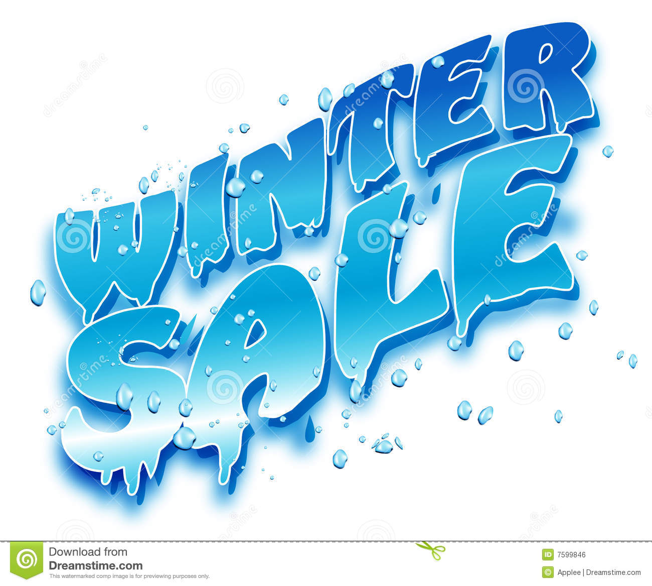 Winter Sale Royalty Free Stock Image   Image  7599846
