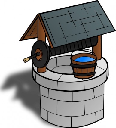 Wishing Well Clip Art Free Vector In Open Office Drawing Svg    Svg    