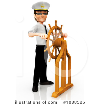 Captain Clipart  1088525 By Andresr   Royalty Free  Rf  Stock