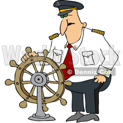 Captain Clipart 229180 Royalty Free Rf Clipart Illustration Of A Ship