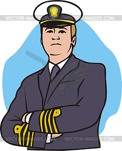 Captain   Vector Clipart