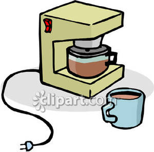 Coffee Pot Clipart A Coffee Maker And Coffee Mug Royalty Free Clipart