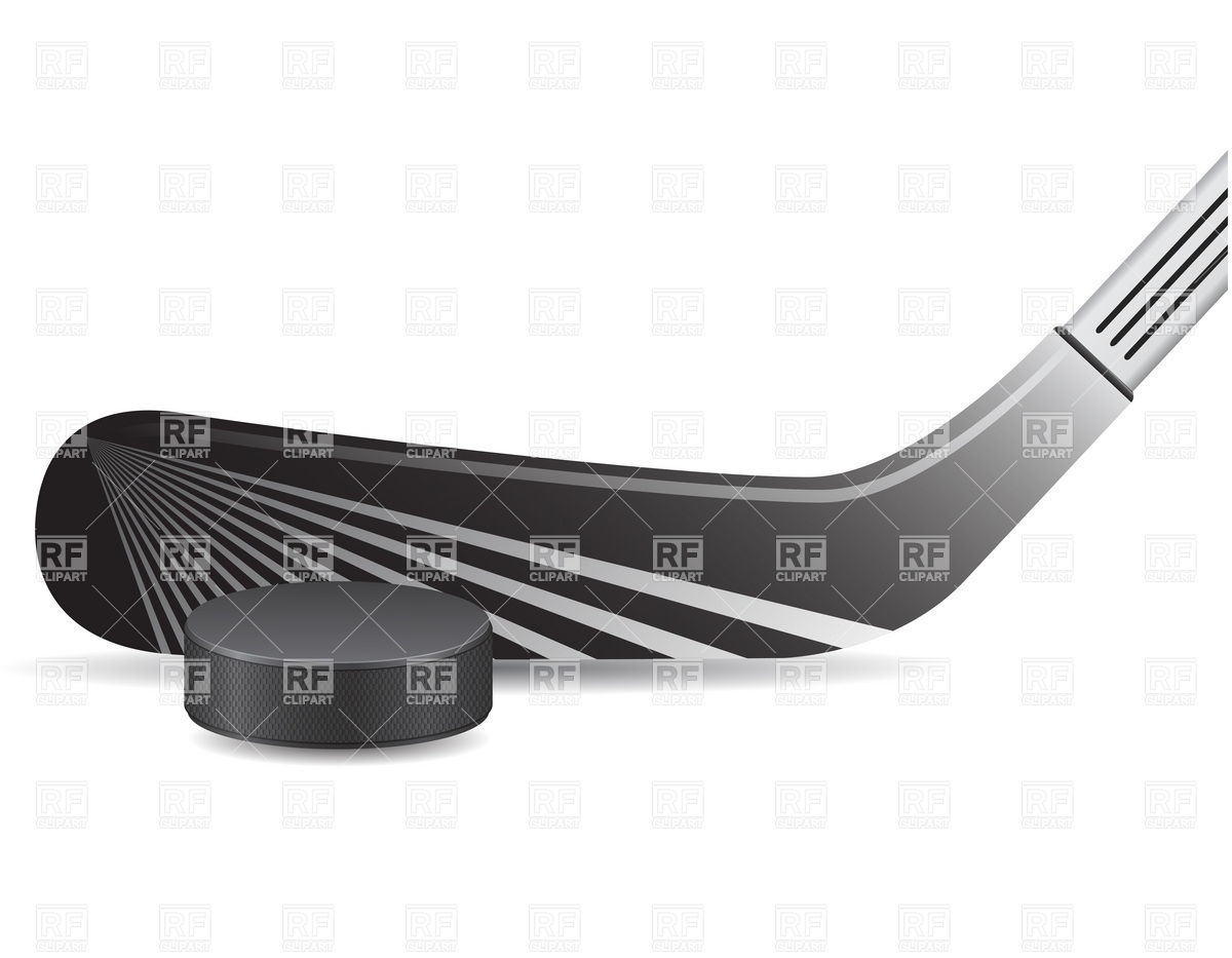 Hockey Stick And Puck 19414 Objects Download Royalty Free Vector    