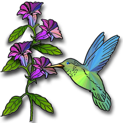 Hummingbird Flowers Clip Art Free Clip Art   Icons Of The