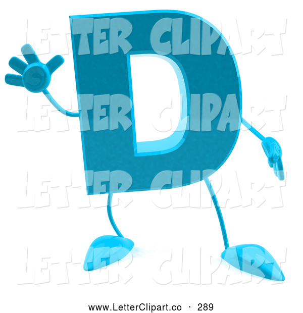 Letter D With Arms And Legs Letter Clip Art Julos