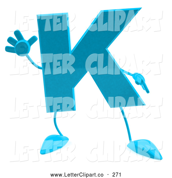 Letter K With Arms And Legs Letter Clip Art Julos