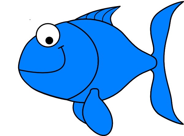 Light Blue Fish Clip Art At Clker Com   Vector Clip Art Online