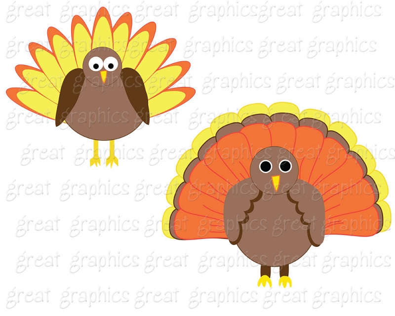 Paper Clip Art Thanksgiving Digital Printable Thanksgiving Clip Art