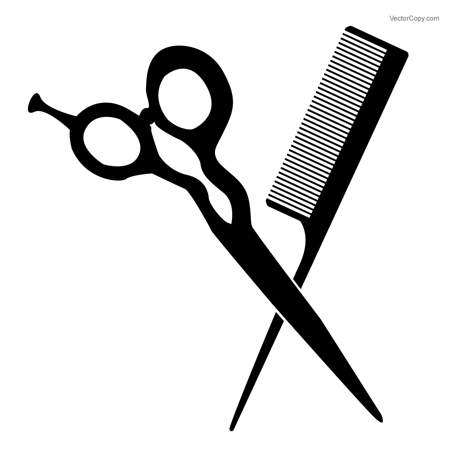 Pictogram   Scissors And Comb Free Vector  Eps  By Vectorcopy