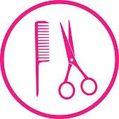 Pink Hair Scissors And Comb   Clipart Panda   Free Clipart Images