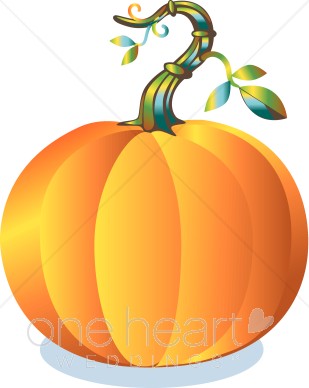 Pumpkin Clipart   Garden Wedding Clipart