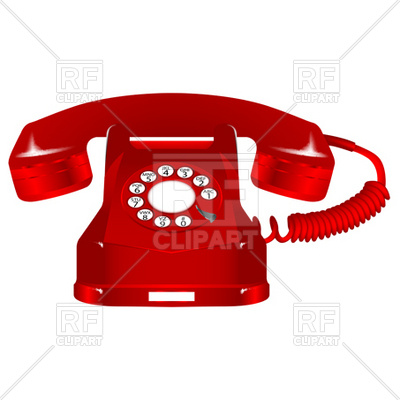 Retro Red Telephone Download Royalty Free Vector Clipart  Eps