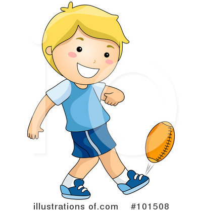 Royalty Free  Rf  American Football Clipart Illustration By Bnp Design