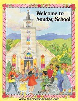 Welcome To Sunday School Chart From Teachersparadise Com   Teacher    
