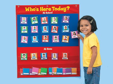 Who S Here Today  Attendance Chart At Lakeshore Learning