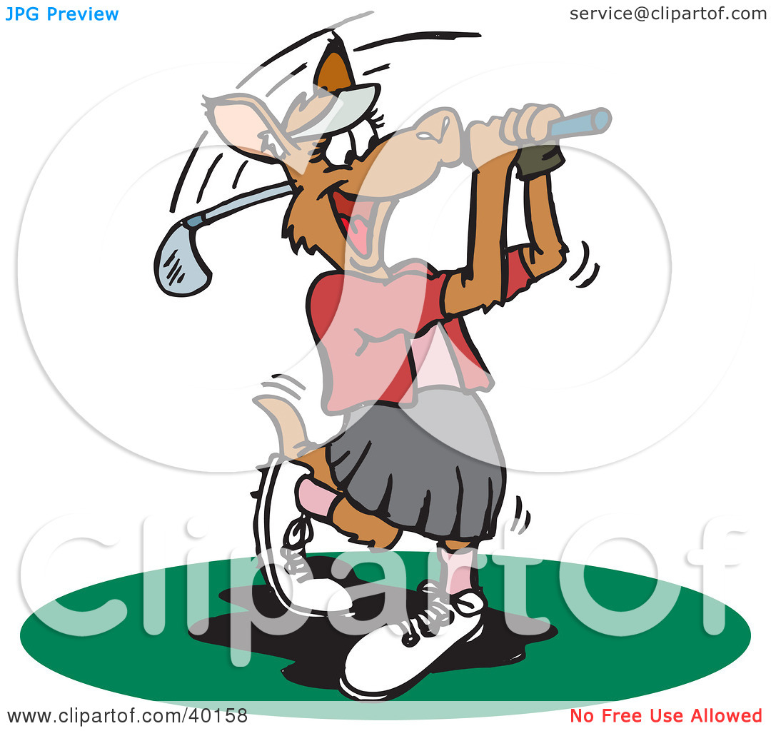 Busy Female Office Worker Clipart Clipart Illustration Of A