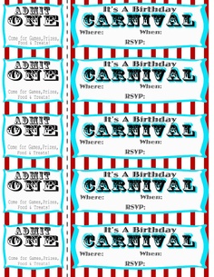 Circus Ticket Template   Clipart Best