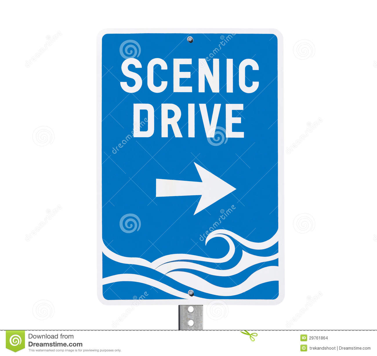 Coastal Scenic Drive Surf Beach Sign Stock Images   Image  29761864