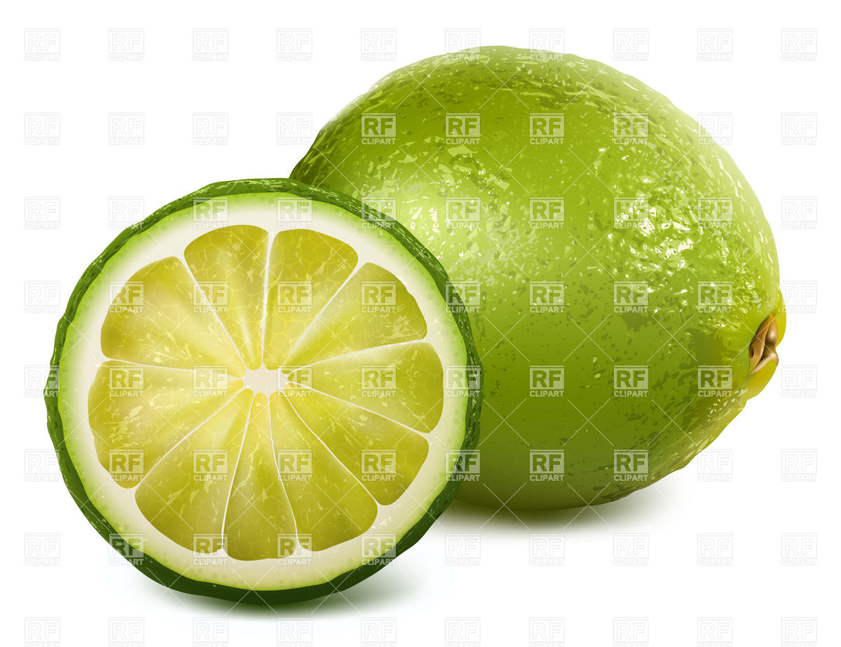 Fresh Lime And Lime Half 5110 Food And Beverages Download Royalty