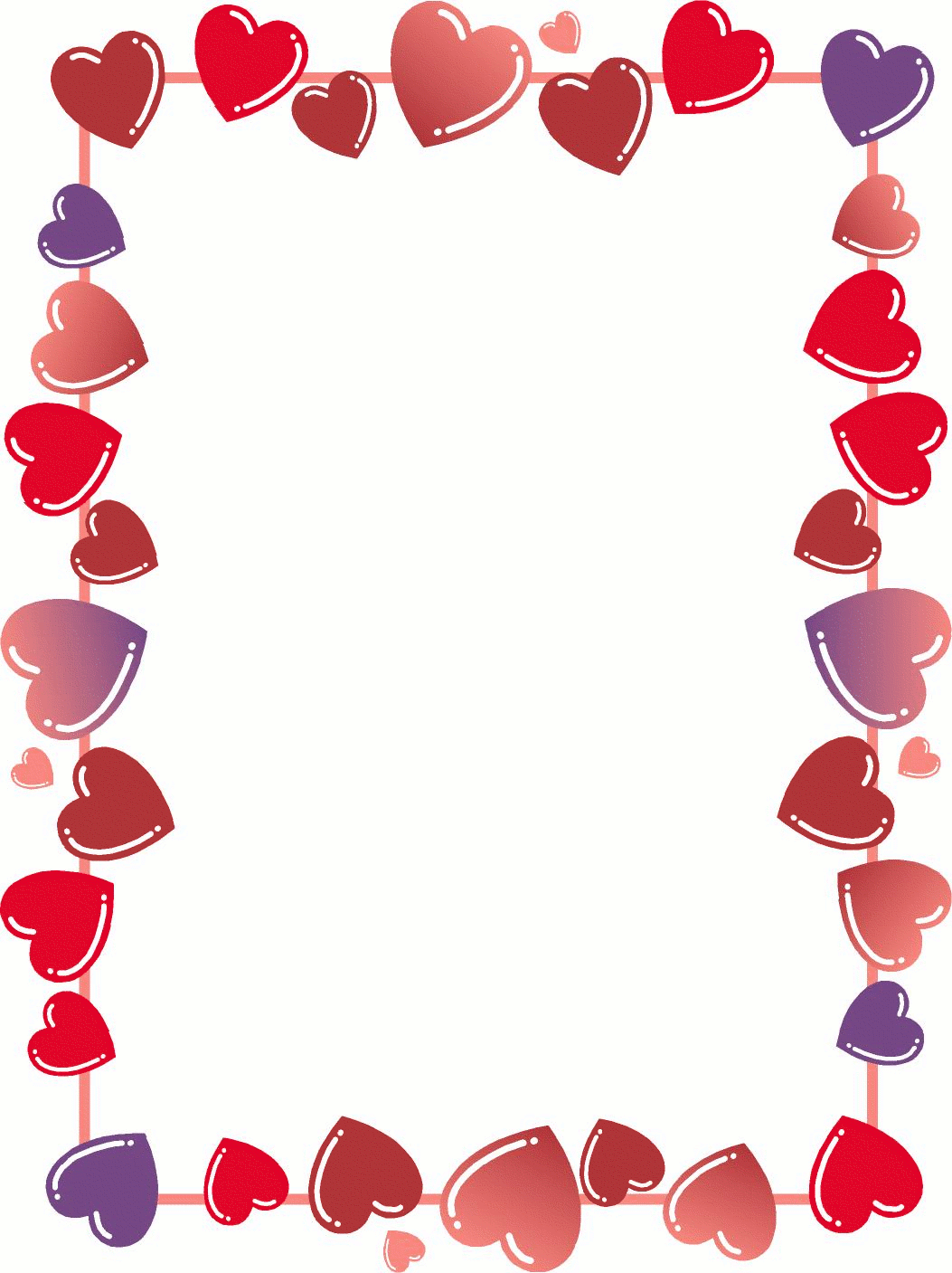 Hearts Frame Valentine S Day Name Tags Free Printable Valentine S Day