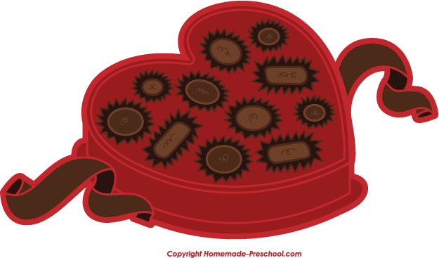 Home Free Clipart Free Valentine S Clipart Valentine Heart Chocolate
