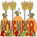 November Clip Art   November Images   Month Of November Clip Art