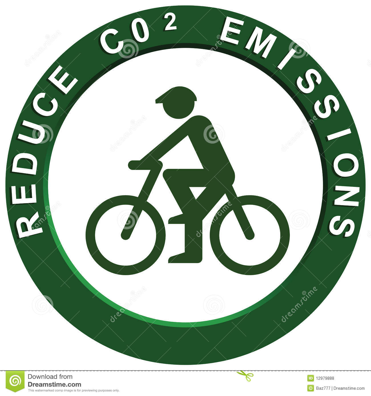 Reduce Carbon Emissions Pushbike Royalty Free Stock Photos   Image    
