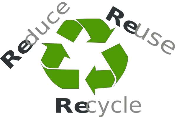 Reduce Reuse Recycle Clip Art At Clker Com   Vector Clip Art Online    