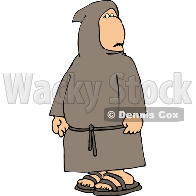 Religious Buddhist Christian Monk Clipart   Djart  4789