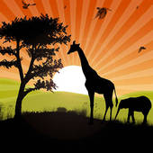 Safari Animals Stock Illustration Images  3475 Safari Animals