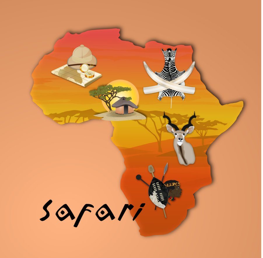 Safari Clipart Set By Gnokii On Deviantart