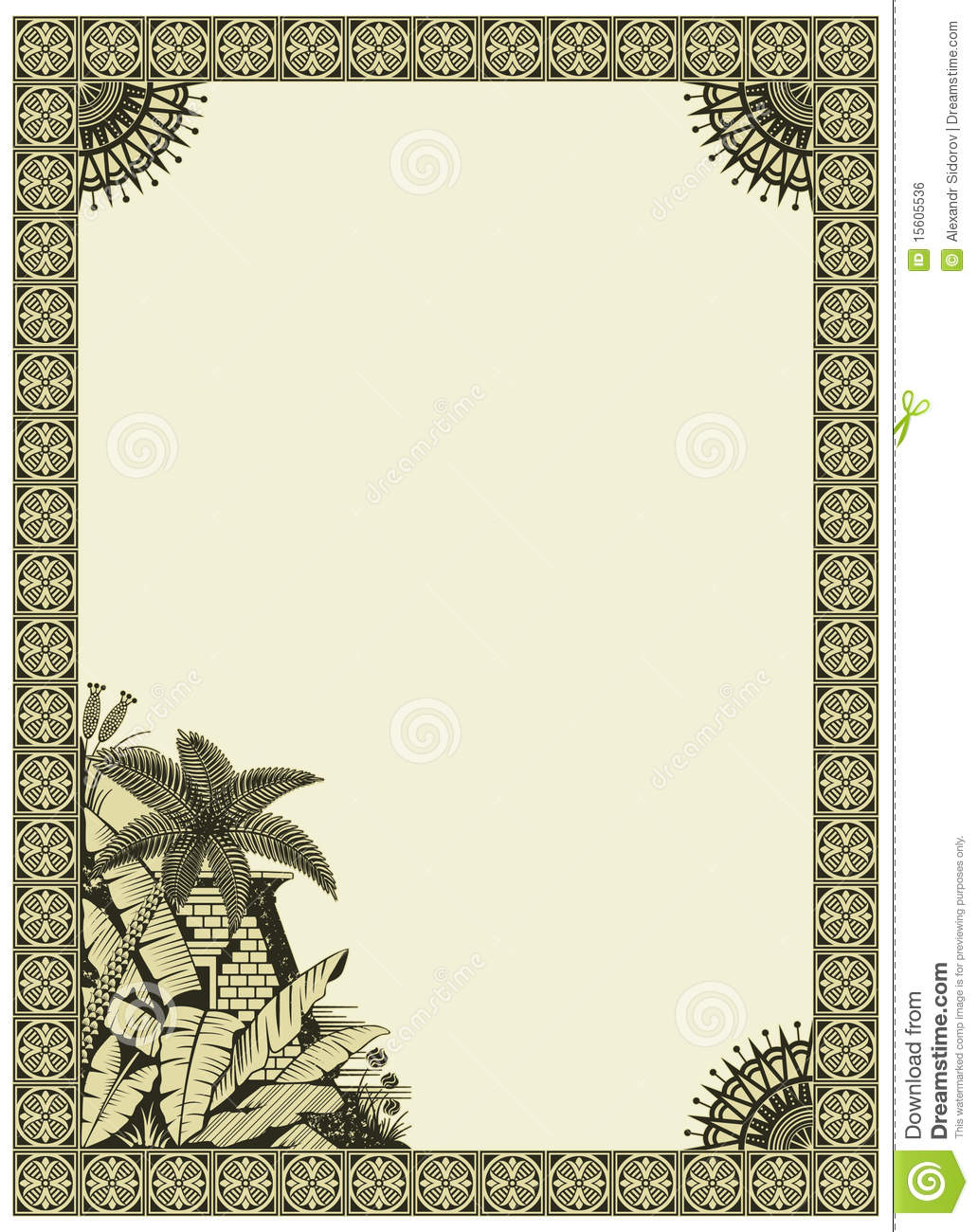 Vector Background On The Theme Of Ancient Egypt Royalty Free Stock    