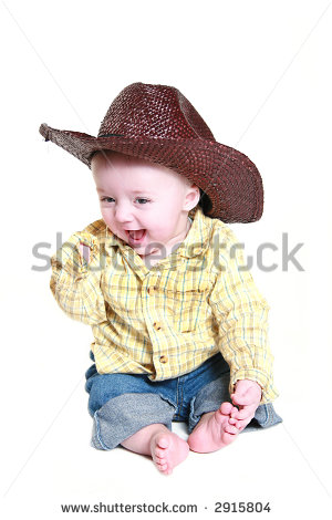 Baby Cowboy Hat Clipart Adorable Little Baby Boy