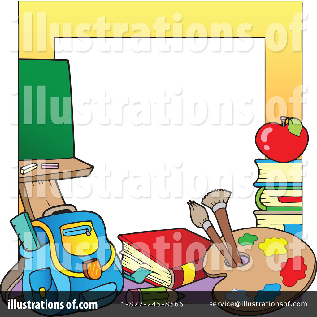 Back To School Clipart  1077544 By Visekart   Royalty Free  Rf  Stock