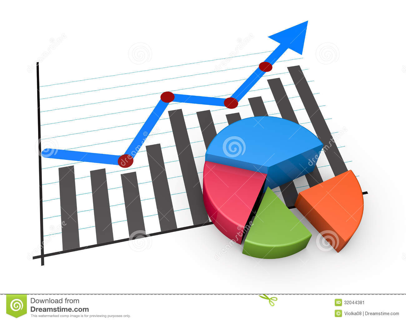 Business Graph Growth Stock Image   Image  32044381