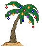 Christmas Palm Tree Clip Art  Christmas Clipart Trees 