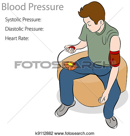 Clipart   Blood Pressure Test  Fotosearch   Search Clip Art    
