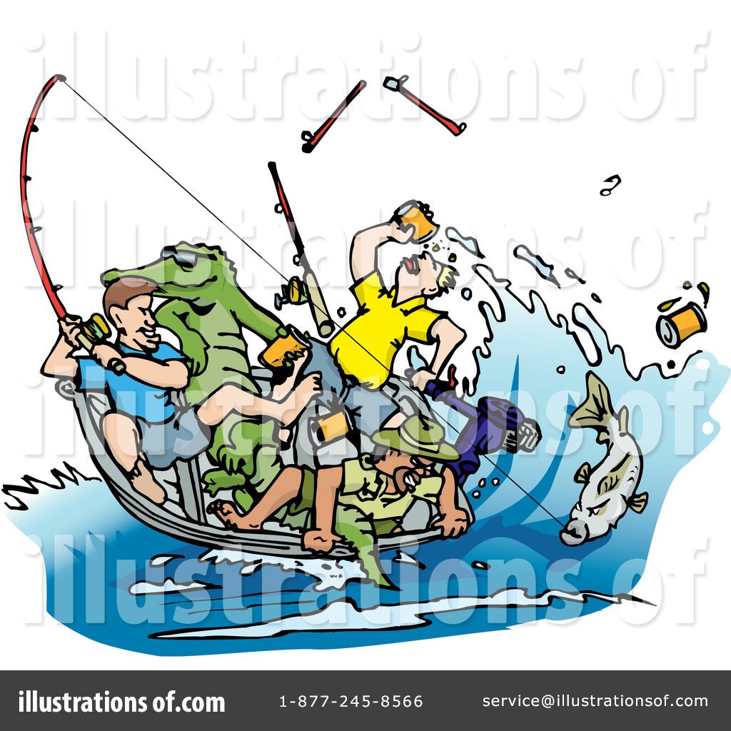 Fishing Clipart  1107145   Illustration By Dennis Holmes Designs