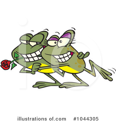 Frog Clipart  1044305 By Ron Leishman   Royalty Free  Rf  Stock