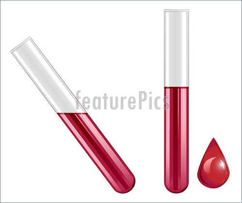 Illustration Of Blood Test  Royalty Free Vector At Featurepics Com